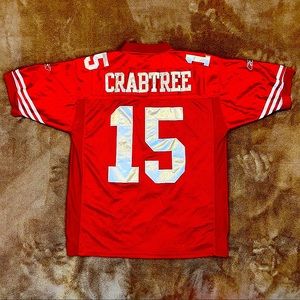 Michael Crabtree #15 NFL SF 49ers Red Jersey (M)